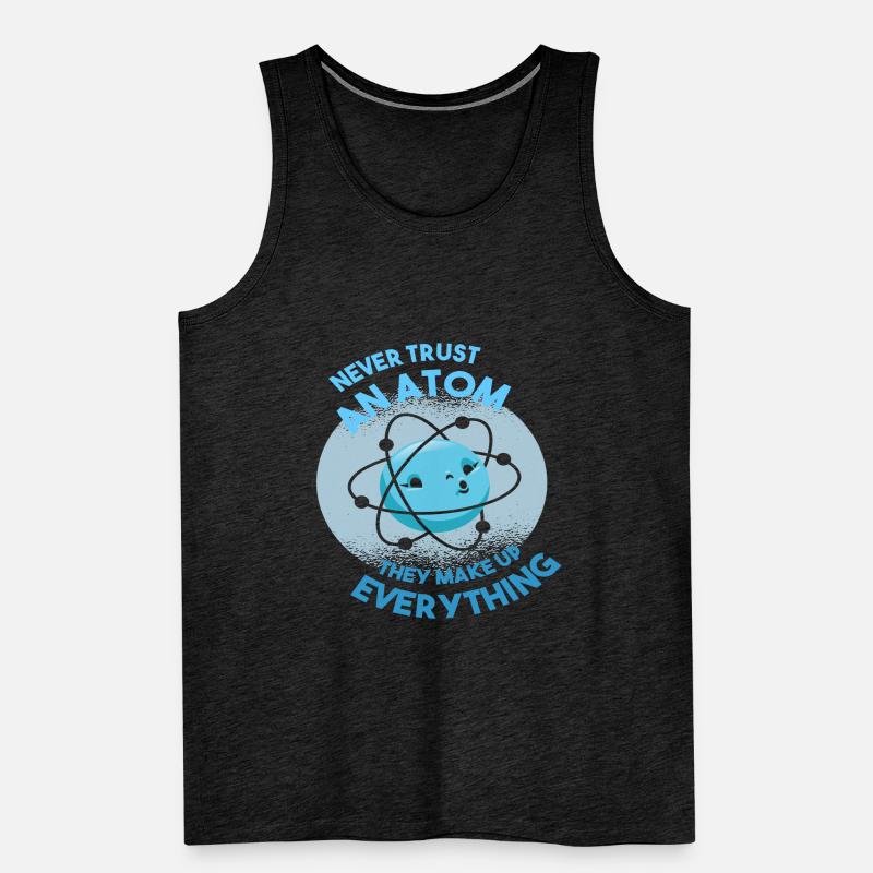 Atom science Men's Premium Organic Tank Top