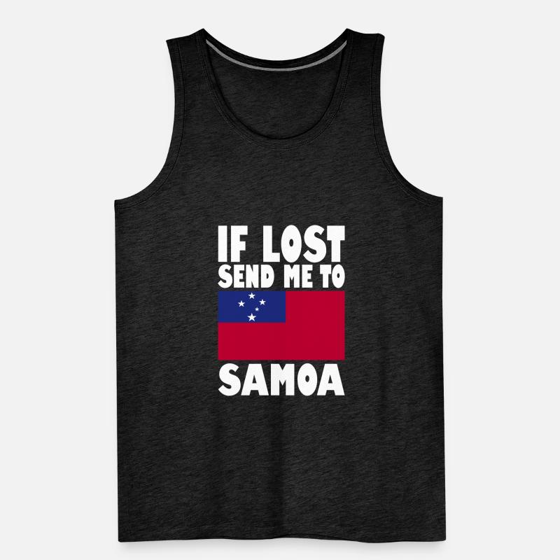 Drapeau des Samoa Débardeur bio Premium Homme