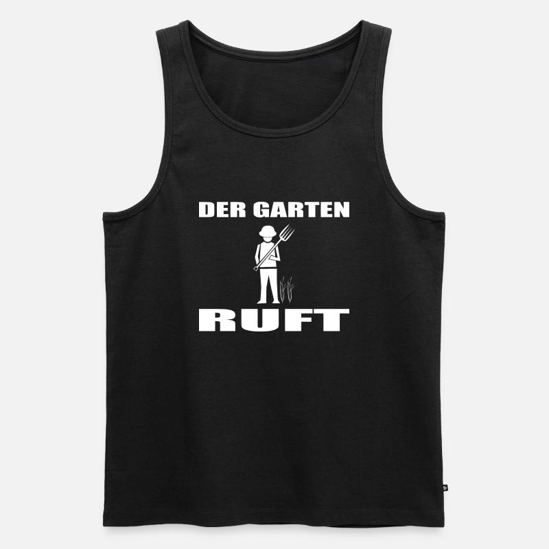 Garten - Männer Premium Bio Tank Top - Schwarz