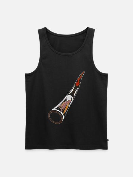 Didgeridoo Didjeridu - Men's Premium Organic Tank Top - black