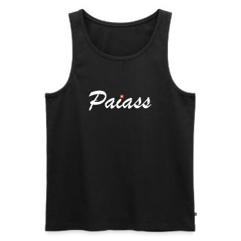 Paiass | Schweiz, Schweizerdeutsch, Dialekt - Männer Premium Bio Tank Top - Schwarz - Vorne - Michal (187cm)