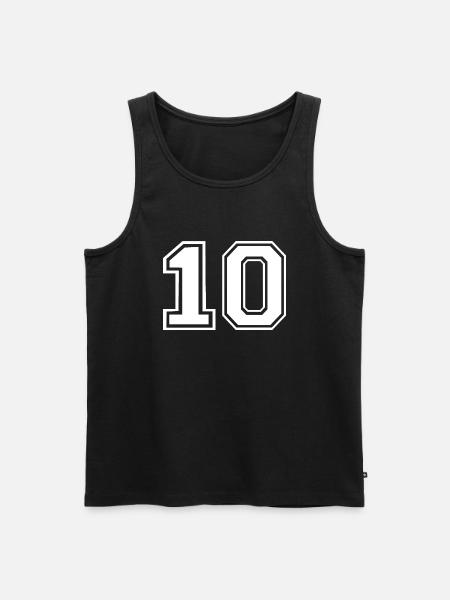 10 - Débardeur bio Premium Homme - noir