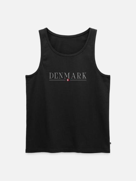 I love Denmark - Men's Premium Organic Tank Top - black