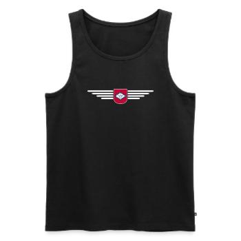 T-shirt de fan de l’Arkansas – Nature et culture - Débardeur bio Premium Homme - noir - Devant - Michal (187cm)