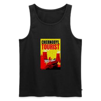 Chernobyl 1986 Shirt - Männer Premium Bio Tank Top - Schwarz - Vorne - AI Model Male 178 light (178cm)