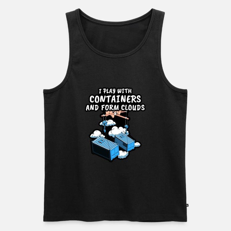 Devops Gag Geschenke - Männer Premium Bio Tank Top - Schwarz
