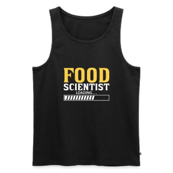 Scientifique de l’alimentation Chargement Scientifique Nutrition - Débardeur bio Premium Homme - noir - Devant - AI Model Male 178 light (178cm)