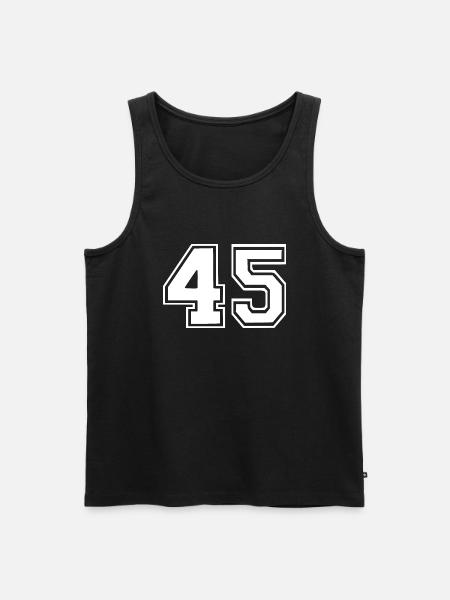 45 - Débardeur bio Premium Homme - noir