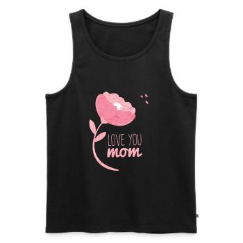 Muttertag - Männer Premium Bio Tank Top - Schwarz - Vorne - Michal (187cm)