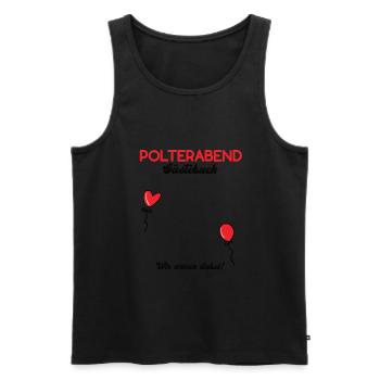 Gästebuch Gästeliste Trauung Hochzeit Ehe Heirat - Männer Premium Bio Tank Top - Schwarz - Vorne - Michal (187cm)