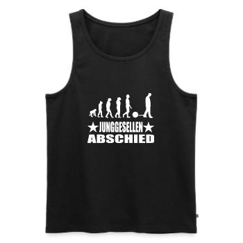 Junggesellenabschied - Männer Premium Bio Tank Top - Schwarz - Vorne - Michal (187cm)