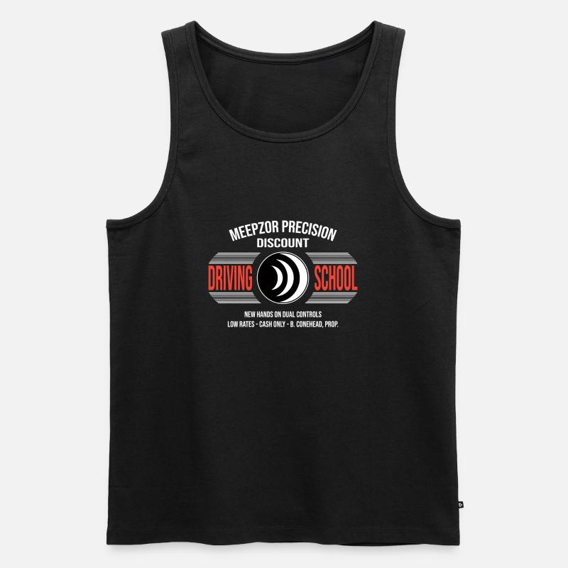 Driving School - Männer Premium Bio Tank Top - Schwarz