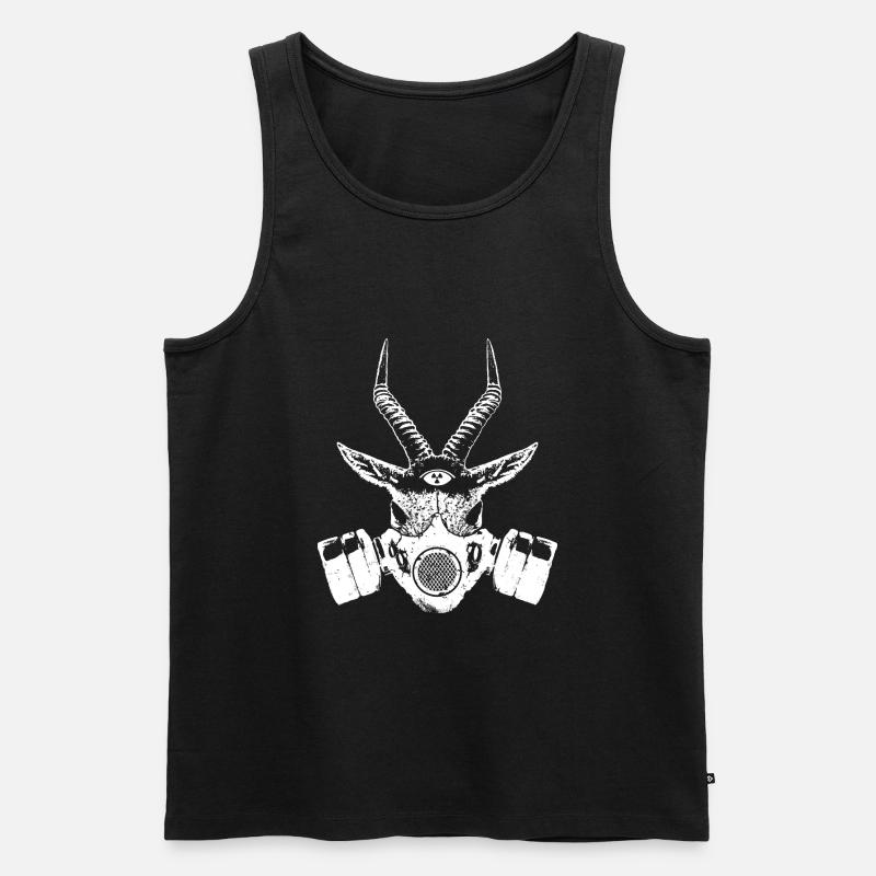 Apocalypsen Antilope - Männer Premium Bio Tank Top - Schwarz