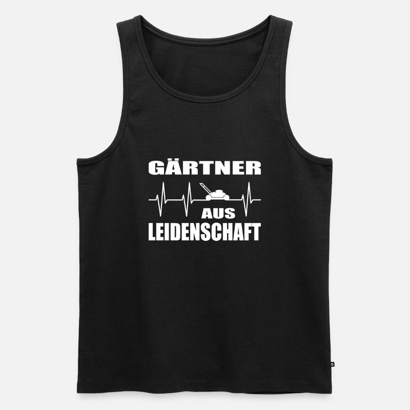 Garten - Männer Premium Bio Tank Top - Schwarz