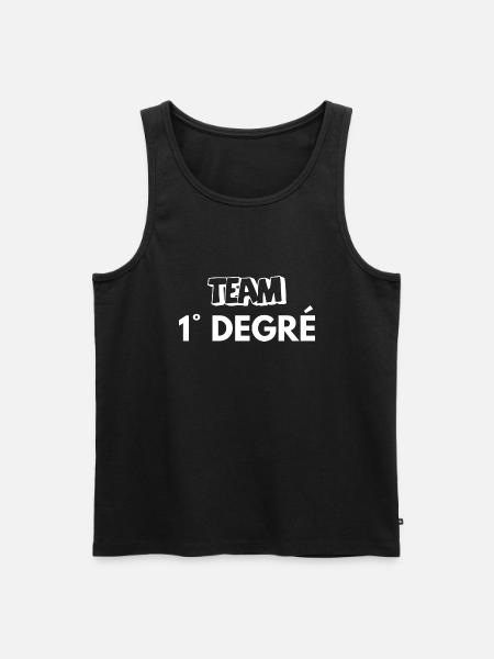 team 1° degré - Débardeur bio Premium Homme - noir