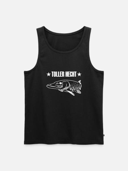 Angeln - Männer Premium Bio Tank Top - Schwarz