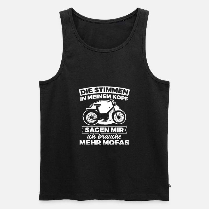 Mofa Geschenk - Männer Premium Bio Tank Top - Schwarz