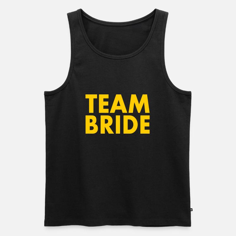 Team bride - Männer Premium Bio Tank Top - Schwarz