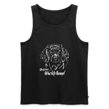 DEUTSCHER WACHTELHUND Jagdhund Wilsigns Jagdhunde - Männer Premium Bio Tank Top - Schwarz - Vorne - Michal (187cm)