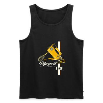 Rührgerät RG28 Kult Mixer der DDR Retro Ostalgie - Männer Premium Bio Tank Top - Schwarz - Vorne - Michal (187cm)