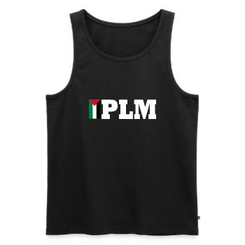 Plm - Männer Premium Bio Tank Top - Schwarz - Vorne - Michal (187cm)