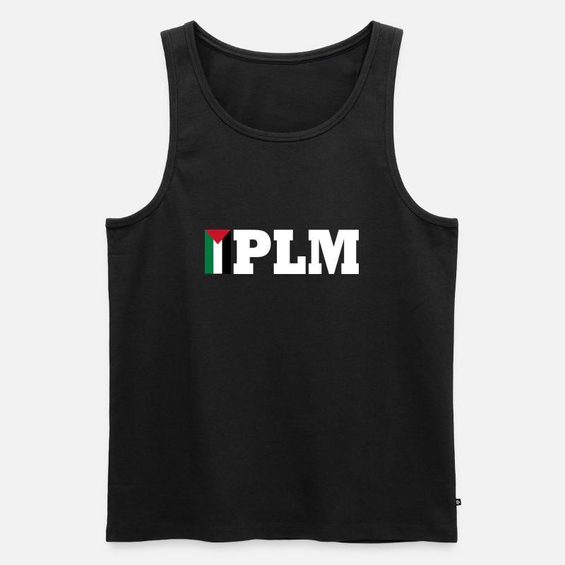 Plm - Männer Premium Bio Tank Top - Schwarz