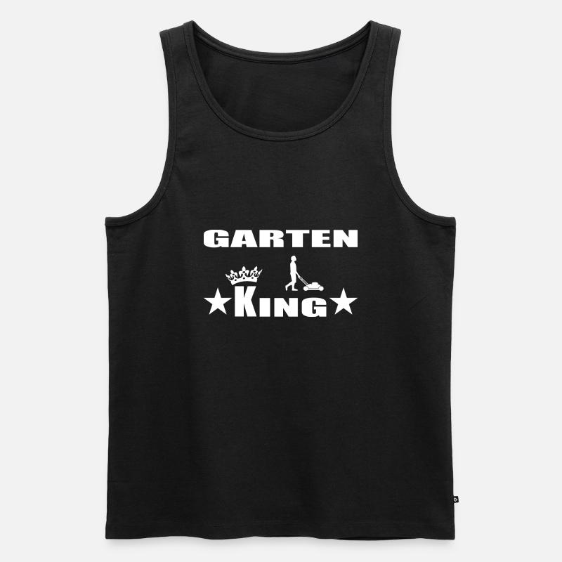 Garten - Männer Premium Bio Tank Top - Schwarz