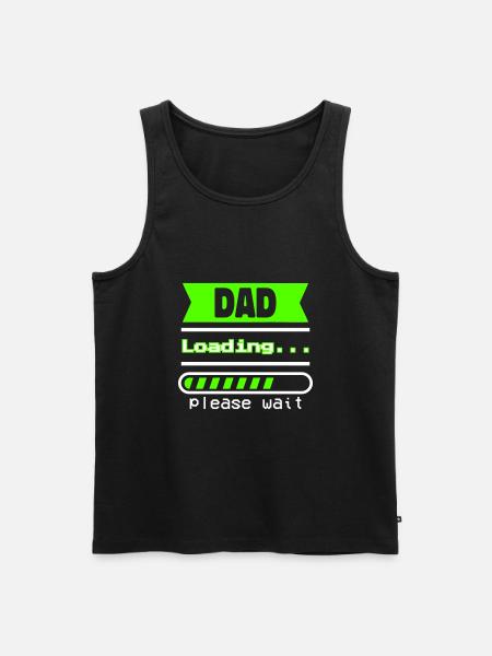 Gift Father's Day – Dad Charges... - Men's Premium Organic Tank Top - black