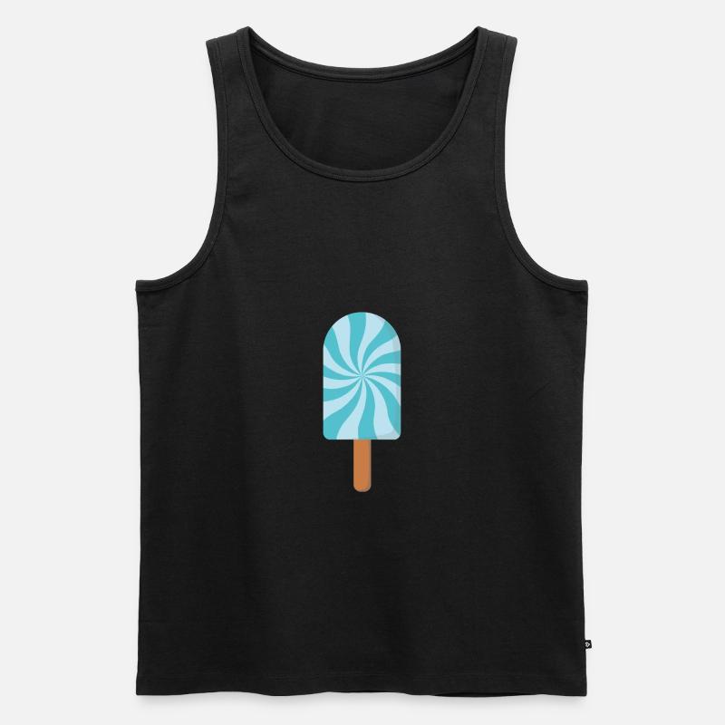 Eis Sommer - Männer Premium Bio Tank Top - Schwarz