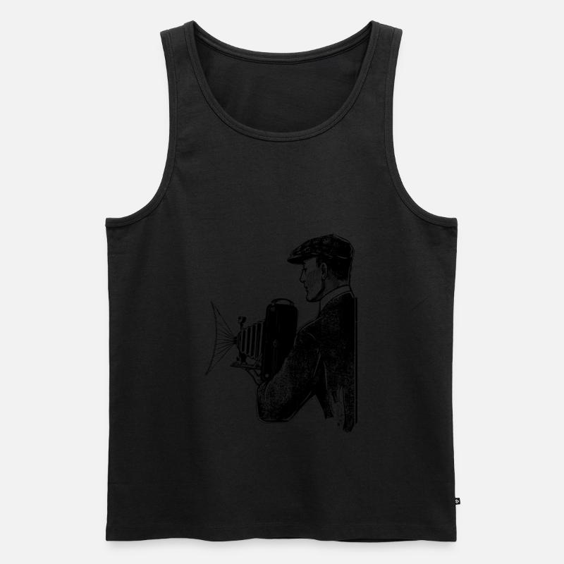 Fotograf - Männer Premium Bio Tank Top - undefined