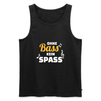 Chor - Männer Premium Bio Tank Top - Schwarz - Vorne - AI Model Male 178 light (178cm)