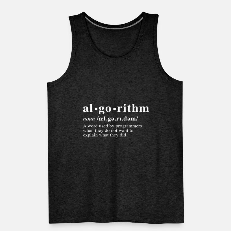 Algorithm Dictionary Men's Premium Organic Tank Top