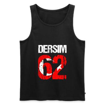 62 Dersim Türkei Hozat Türkiye Tunceli Pertek - Männer Premium Bio Tank Top - Schwarz - Vorne - AI Model Male 178 light (178cm)