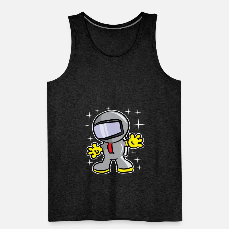 Cool sparkling astronauts Men's Premium Organic Tank Top