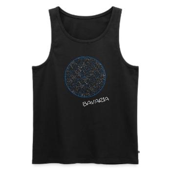 Bavaria - Männer Premium Bio Tank Top - Schwarz - Vorne - Michal (187cm)