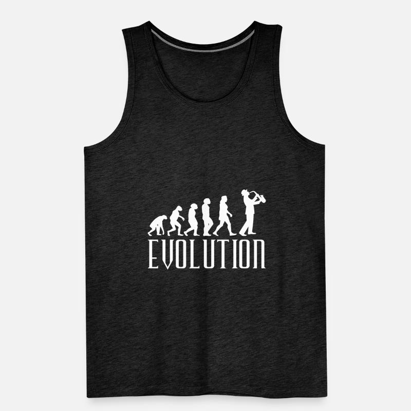 Evolution Saxophone Débardeur bio Premium Homme