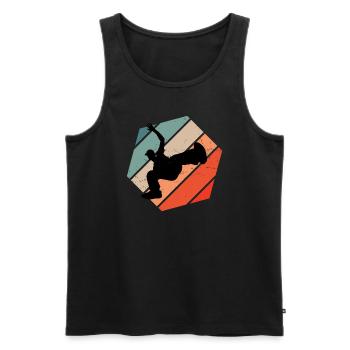Breakdance Bboy Break Dance Hip Hop Hiphop - Débardeur bio Premium Homme - noir - Devant - AI Model Male 178 light (178cm)