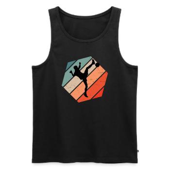Football tennis Women Football Football Tennis - Men's Premium Organic Tank Top - black - Front - Michal (187cm)