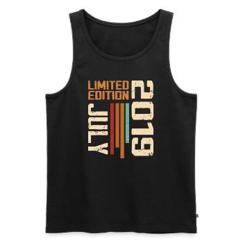 July 2019 Birthday Gift 2019 July 2019 - Men's Premium Organic Tank Top - black - Front - Michal (187cm)