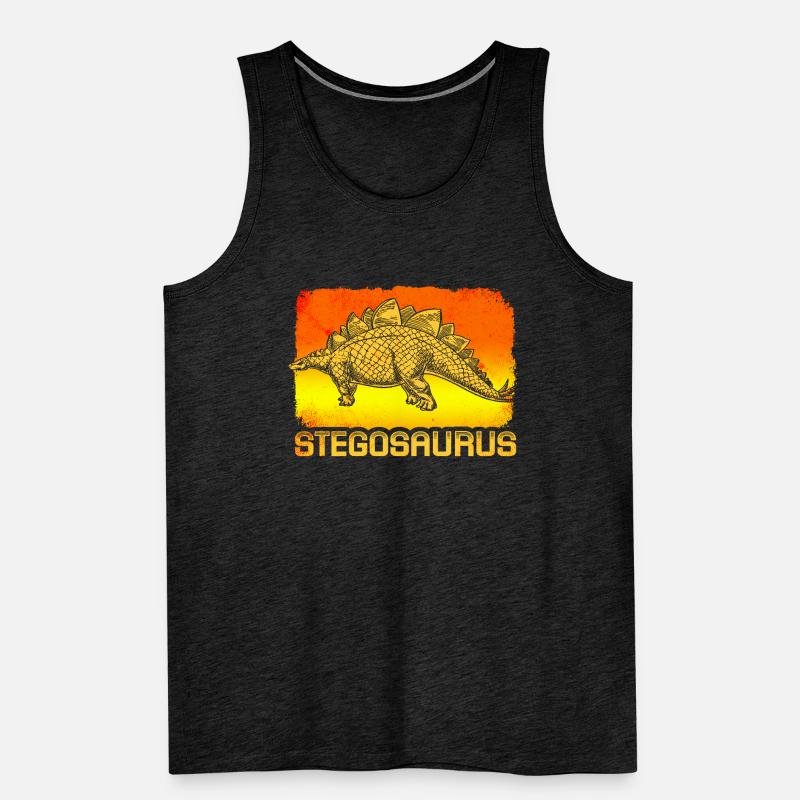 Stegosaurus Men's Premium Organic Tank Top