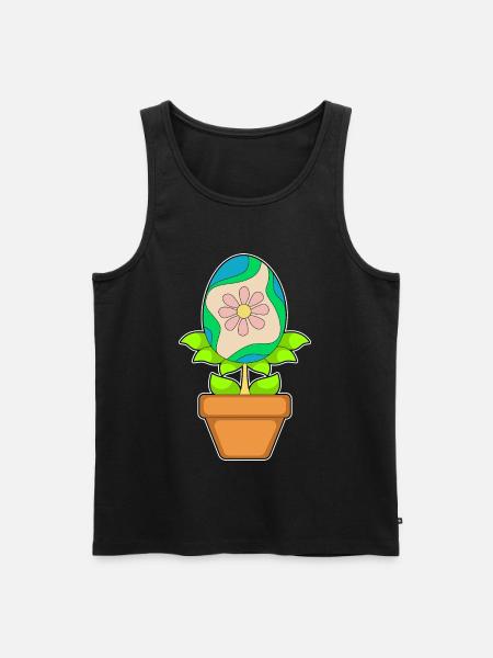 Plant Easter Easter Egg - Men's Premium Organic Tank Top - black