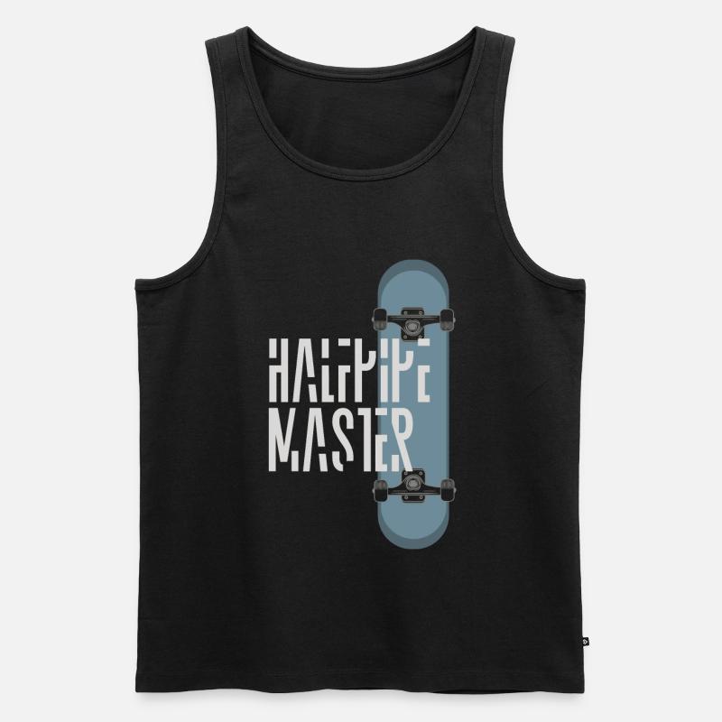 HALFPIPE - Männer Premium Bio Tank Top - Schwarz