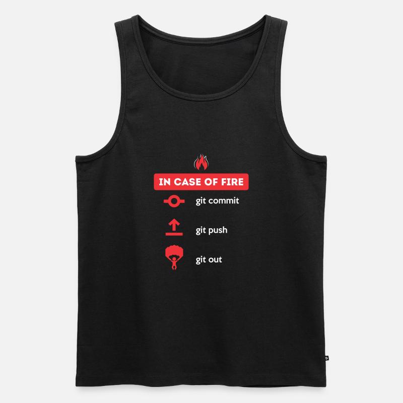 Programmierer Spruch - Informatik Code - Männer Premium Bio Tank Top - Schwarz