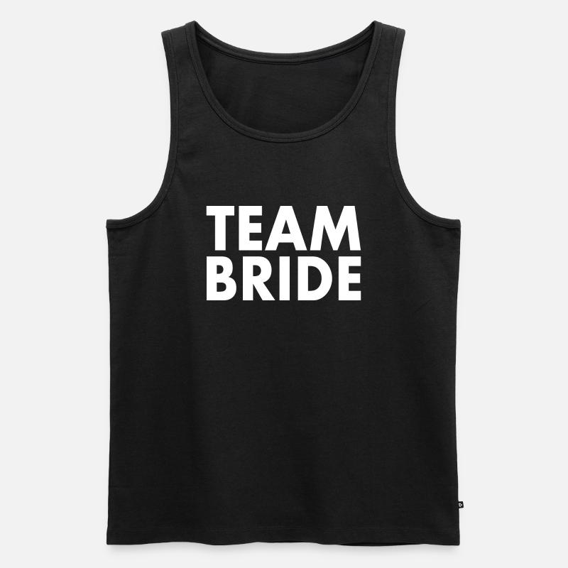 Team bride - Männer Premium Bio Tank Top - Schwarz