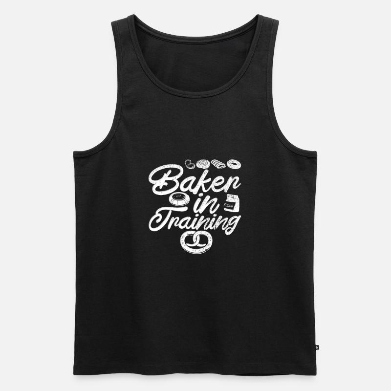 Bäcker Lehrling - Männer Premium Bio Tank Top - Schwarz