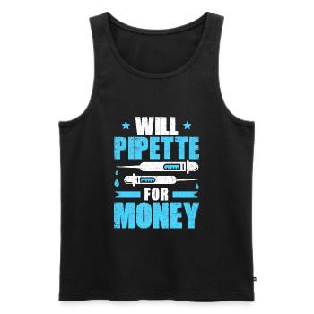 Biochemie Biologie Biochemiker Biologe Geschenk - Männer Premium Bio Tank Top - Schwarz - Vorne - Michal (187cm)