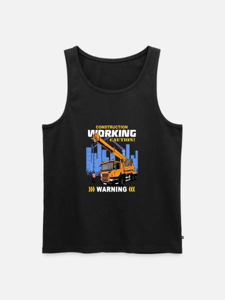 Kraanwagen - Kraanwagen - Kraanwagen - Mannen Premium Bio Tanktop - 