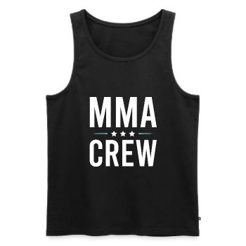 Mma Crew - Männer Premium Bio Tank Top - Schwarz - Vorne - Michal (187cm)