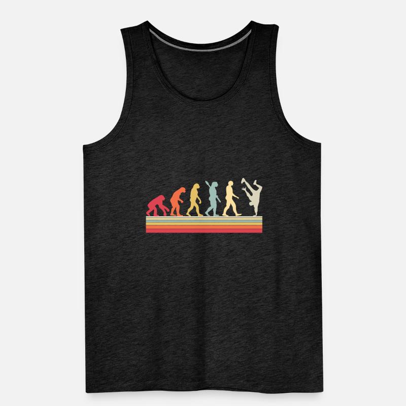 Évolution du Breakdance B-Boy Dance Breakdance Débardeur bio Premium Homme