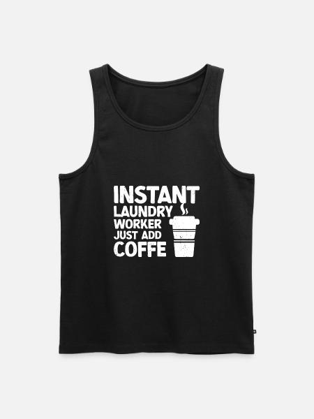 Wash workers - Men's Premium Organic Tank Top - black